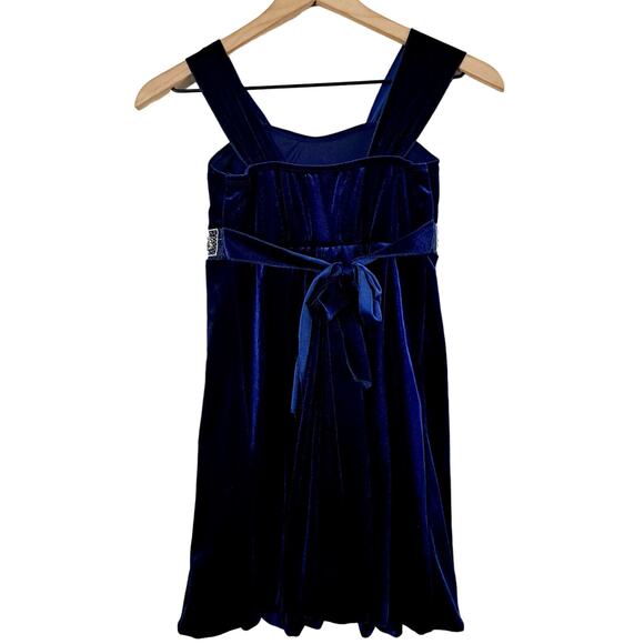 Speechless Velvet Tied Waist Dress - Picture 4 of 7